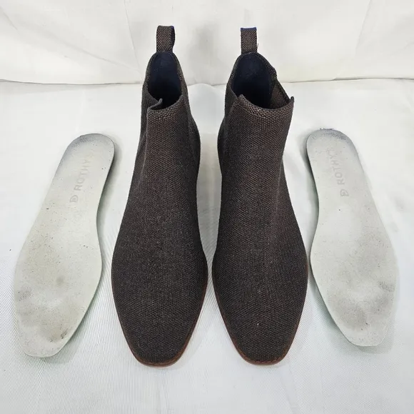 Rothy’s Merino Wool Ankle Boots | Coco Brown Size 10 Sustainable Comfort