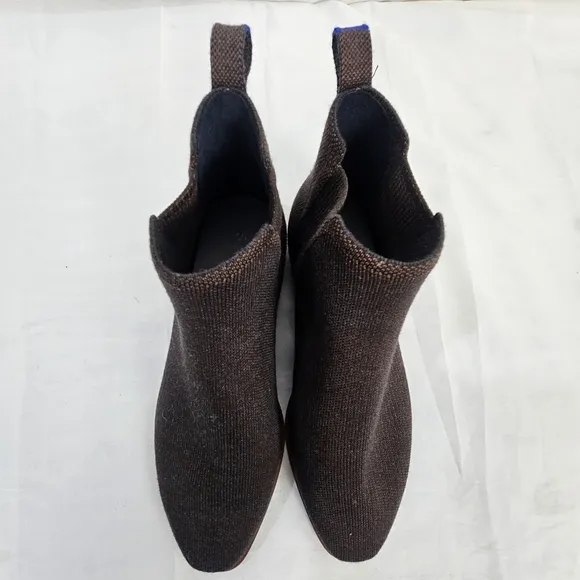 Rothy’s Merino Wool Ankle Boots | Coco Brown Size 10 Sustainable Comfort
