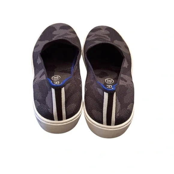 Rothy's The Original Slip On Sneaker In Grey Camo