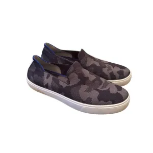 Rothy's The Original Slip On Sneaker In Grey Camo