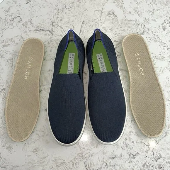 ROTHYS The Original Slip On Sneaker Navy Sz 11