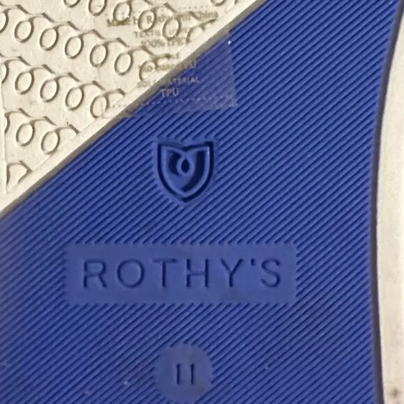 ROTHYS The Original Slip On Sneaker Navy Sz 11