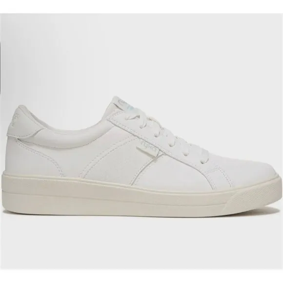Ryka Viv Classic Oxford Lace Up Size 7M EU 37 White Leather Sneakers Women's NWO