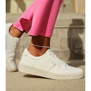 Ryka Viv Classic Oxford Lace Up Size 7M EU 37 White Leather Sneakers Women's NWO