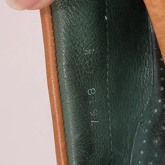 Saint Laurent Green and Tan Boat Shoes with Suede and Leather Size 12