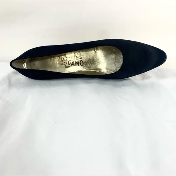 Salvatore Ferragamo Women’s Shoes Black Sz 7