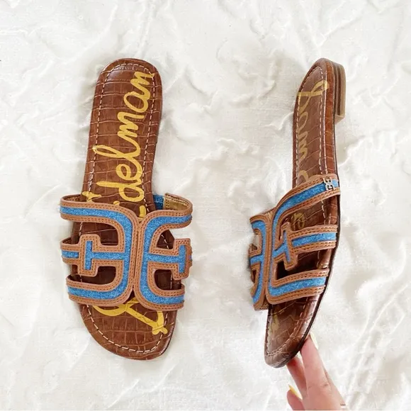 Sam Edelman Bay Multi Slip On Slide Sandals