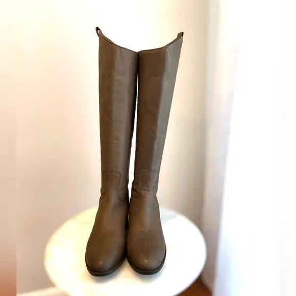 Sam Edelman Grey Penny Riding Boots Size 5.5M