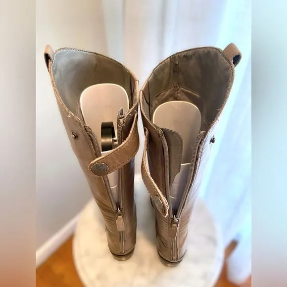 Sam Edelman Grey Penny Riding Boots Size 5.5M