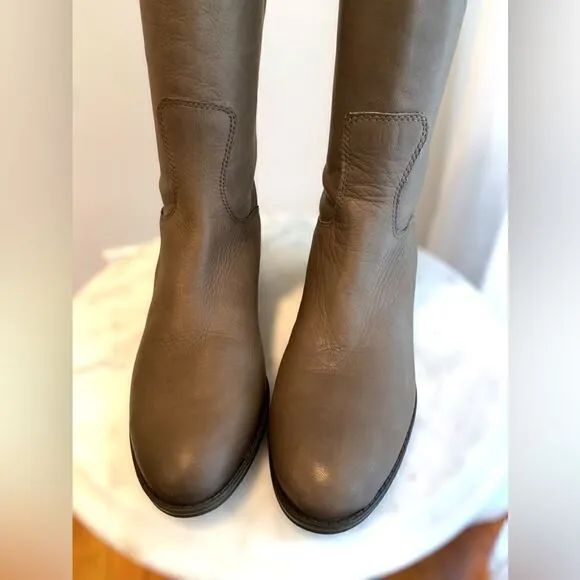 Sam Edelman Grey Penny Riding Boots Size 5.5M