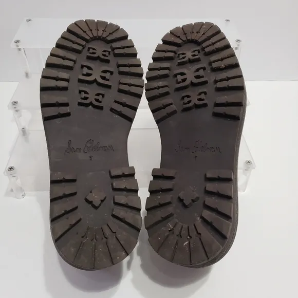 Sam Edelman Laura Lug Sole Leather Loafer Shoes 8