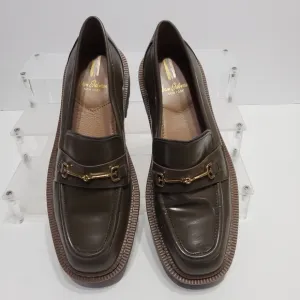 Sam Edelman Laura Lug Sole Leather Loafer Shoes 8