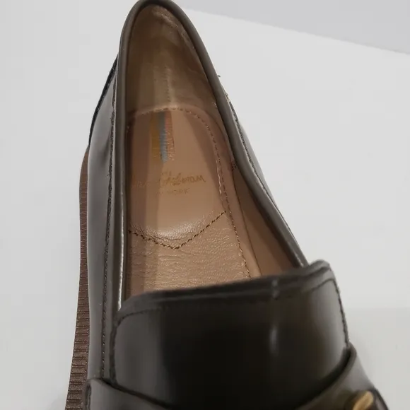 Sam Edelman Laura Lug Sole Leather Loafer Shoes 8