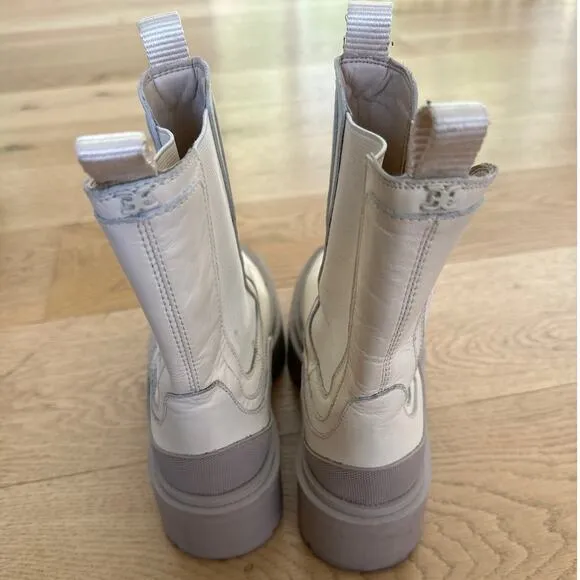 Sam Edelman - Lulia Chelsea Boots in Cream &amp; Gray