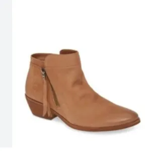 Sam Edelman Packer Brown Suede Ankle Boots size 10