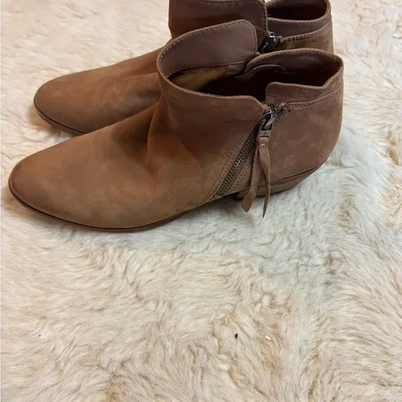 Sam Edelman Packer Brown Suede Ankle Boots size 10