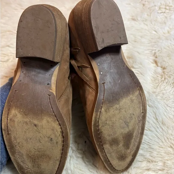 Sam Edelman Packer Brown Suede Ankle Boots size 10
