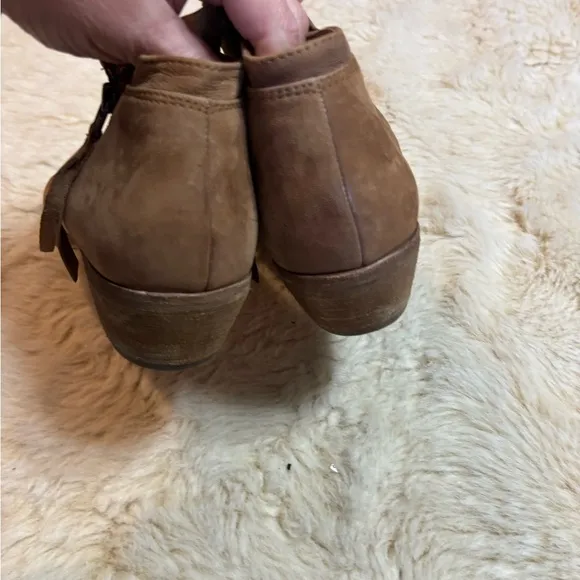 Sam Edelman Packer Brown Suede Ankle Boots size 10