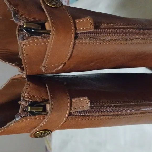 Sam Edelman Penny, All Leather Carmel Riding Boots. SZ. 7.5
