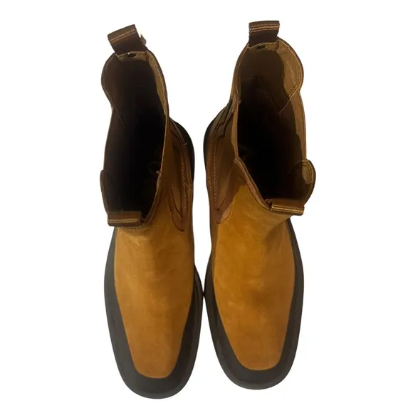 Sam Edelman Women's Lulia Suede Chelsea Boots Ankle Booties Camel SZ 9