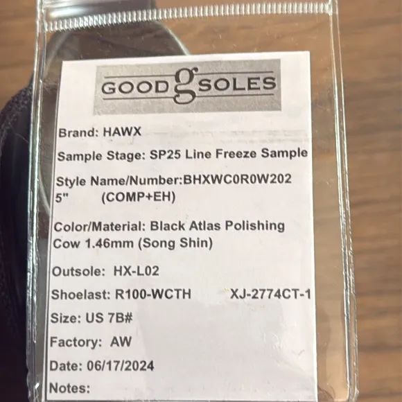 Sample -HAWX WOMEN'S 6&quot; UNIFORM WORK BOOTS - COMPOSITE TOE