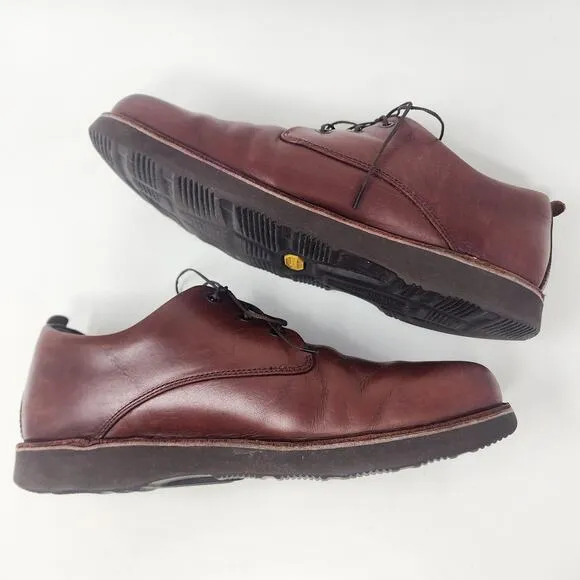 Samuel Hubbard Loafer Shoes Men 11M Free Loafer Brown leather Lace-up M1100-007
