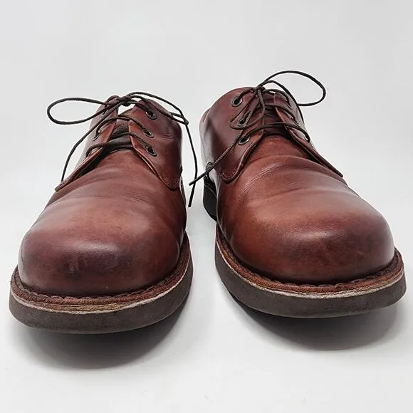 Samuel Hubbard Loafer Shoes Men 11M Free Loafer Brown leather Lace-up M1100-007