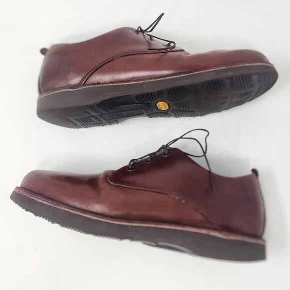 Samuel Hubbard Loafer Shoes Men 11M Free Loafer Brown leather Lace-up M1100-007