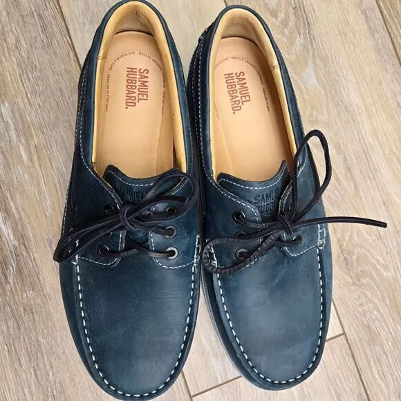 Samuel Hubbard loafersNew Endeavor￼ men's size 10 wide blue slip on 10W