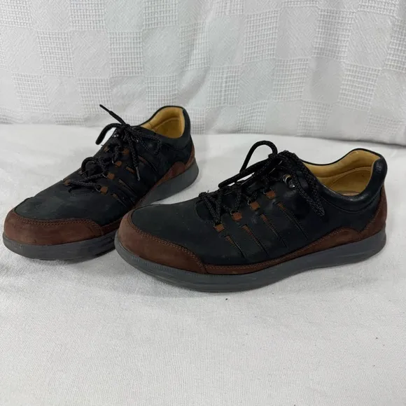 Samuel Hubbard 'Open Road' Black Waxhide Leather Men's Casual Shoes size 11.5