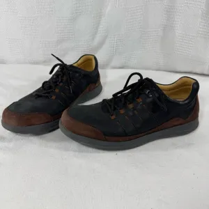 Samuel Hubbard 'Open Road' Black Waxhide Leather Men's Casual Shoes size 11.5