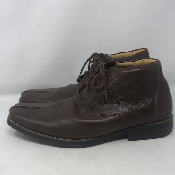 Sandro Comfort Soft and Gel Buttery Soft Chocolate Leather Chukka Boots