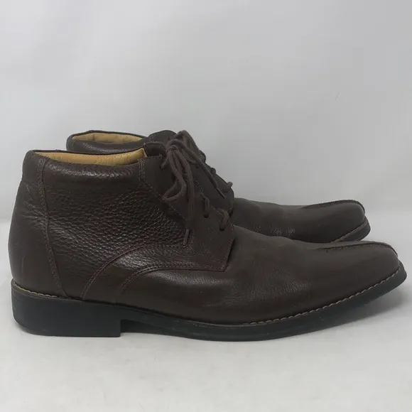 Sandro Comfort Soft and Gel Buttery Soft Chocolate Leather Chukka Boots