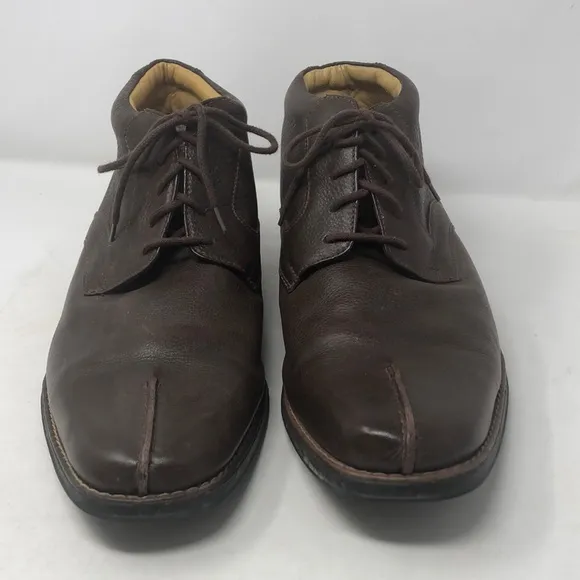Sandro Comfort Soft and Gel Buttery Soft Chocolate Leather Chukka Boots