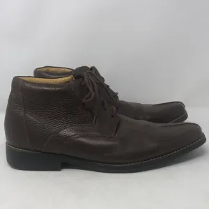 Sandro Comfort Soft and Gel Buttery Soft Chocolate Leather Chukka Boots