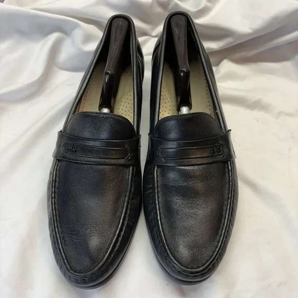 SAS Black Ace Slip On Loafers Mens Comfort Shoes Size 12.5 S