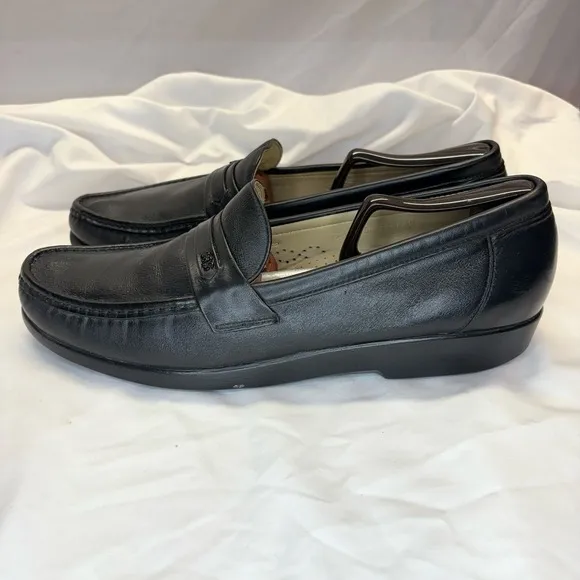 SAS Black Ace Slip On Loafers Mens Comfort Shoes Size 12.5 S