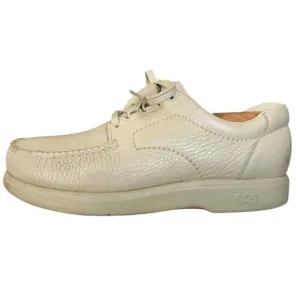 SAS Bout Time Beige Pebbled Leather Orthopedic Comfort Loafer Shoes Men's  10 M