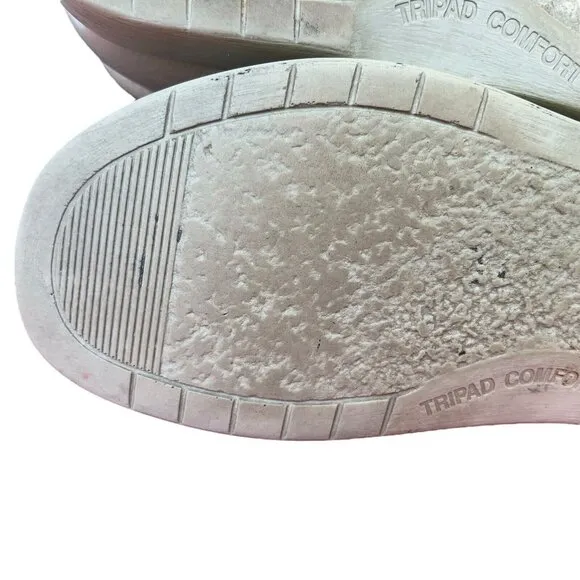 SAS Bout Time Beige Pebbled Leather Orthopedic Comfort Loafer Shoes Men's  10 M