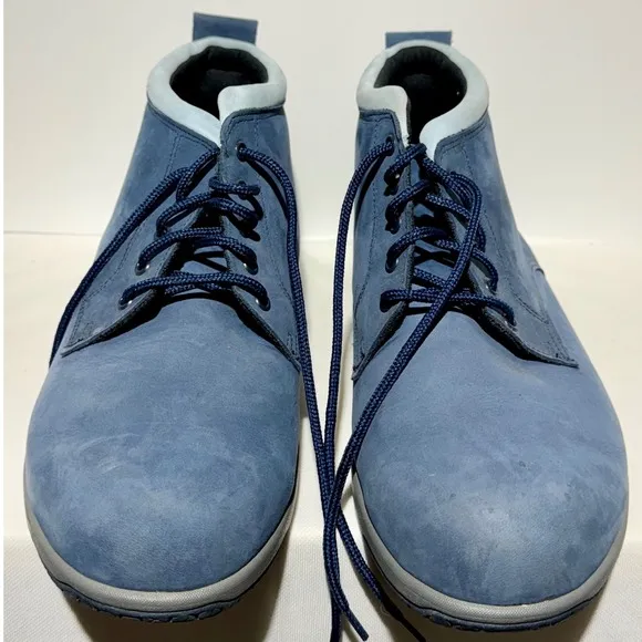 SAS Gretchen Chukka Ankle Boots Comfort Walking Blue Suede Leather 12 Wide