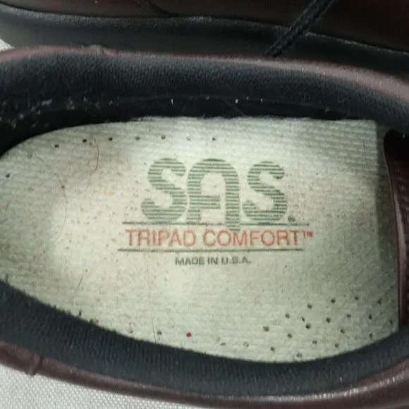 SAS Take Time Orthopedic Shoes Size 9 Narrow Antique Wine Tripad Comfort