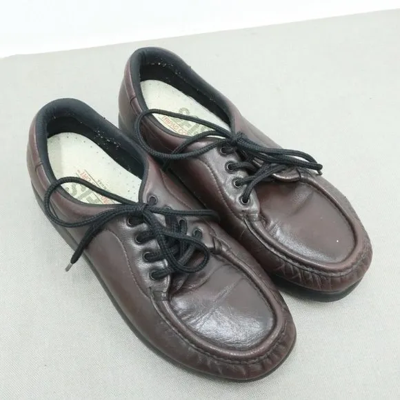 SAS Take Time Orthopedic Shoes Size 9 Narrow Antique Wine Tripad Comfort