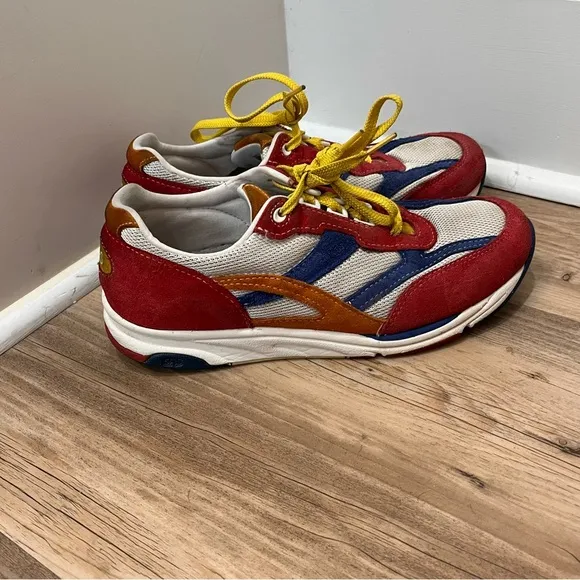 SAS Tour Mesh Lace Up Multicolor Sneaker Size 10 red blue