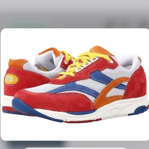 SAS Tour Mesh Lace Up Multicolor Sneaker Size 10 red blue