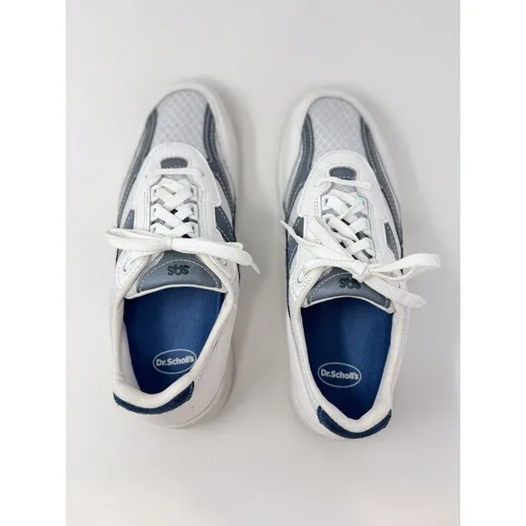 SAS Womens Shoes White Blue Tour Mesh Lace Up Sneakers Running Workout US 10M