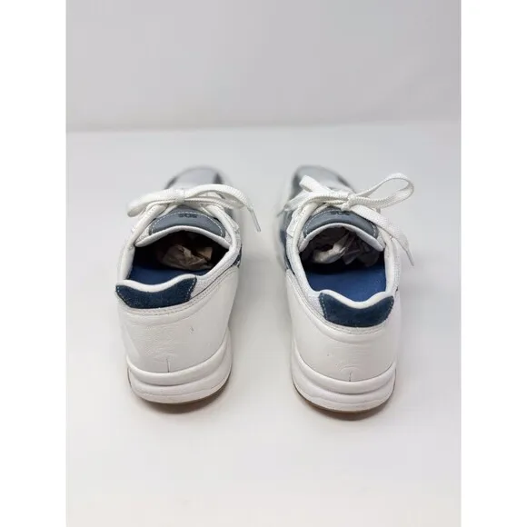 SAS Womens Shoes White Blue Tour Mesh Lace Up Sneakers Running Workout US 10M