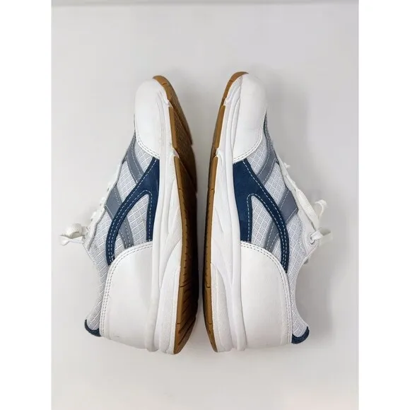 SAS Womens Shoes White Blue Tour Mesh Lace Up Sneakers Running Workout US 10M