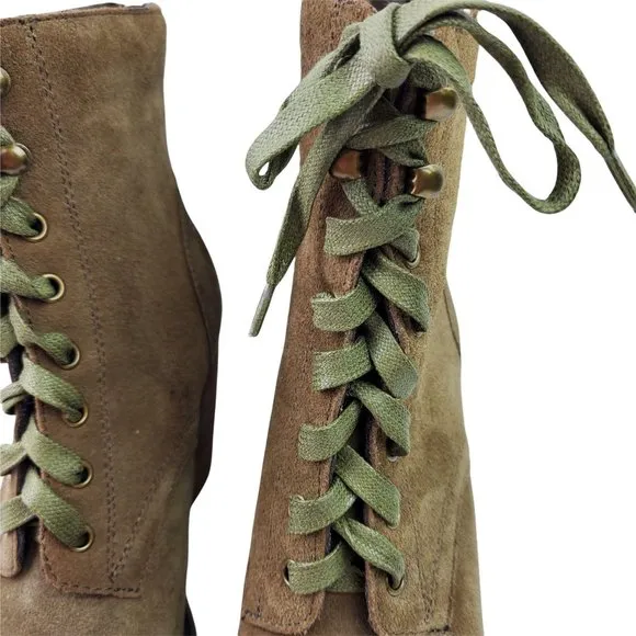 Sbicca Vtg Collection Bridge Suede Zip Ankle Boots 6.5