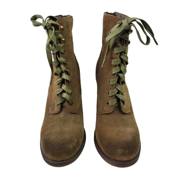 Sbicca Vtg Collection Bridge Suede Zip Ankle Boots 6.5