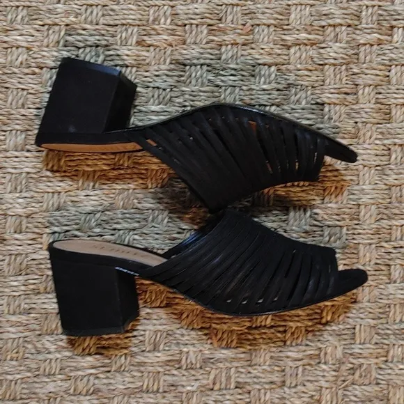 Schutz Black Cecilia Slip-on Shoes